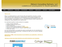 Tablet Screenshot of elkhornconsultingpartners.com